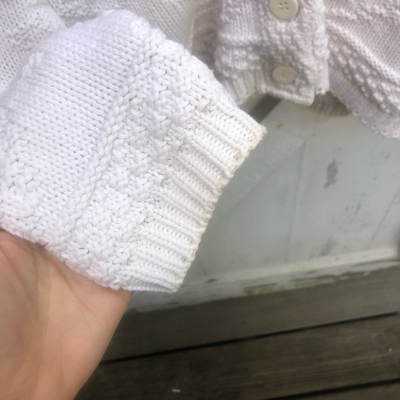 SOLD-Vintage L.L. Bean 100% cotton cardigan made in USA - Picture 10 of 14